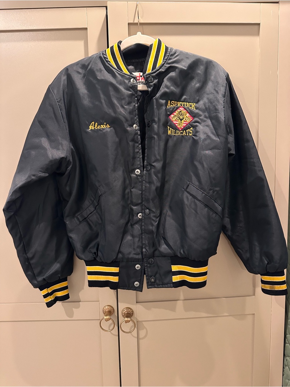 Vintage 90s Nylon Bomber Jacket Y2K Varsity Streetwear